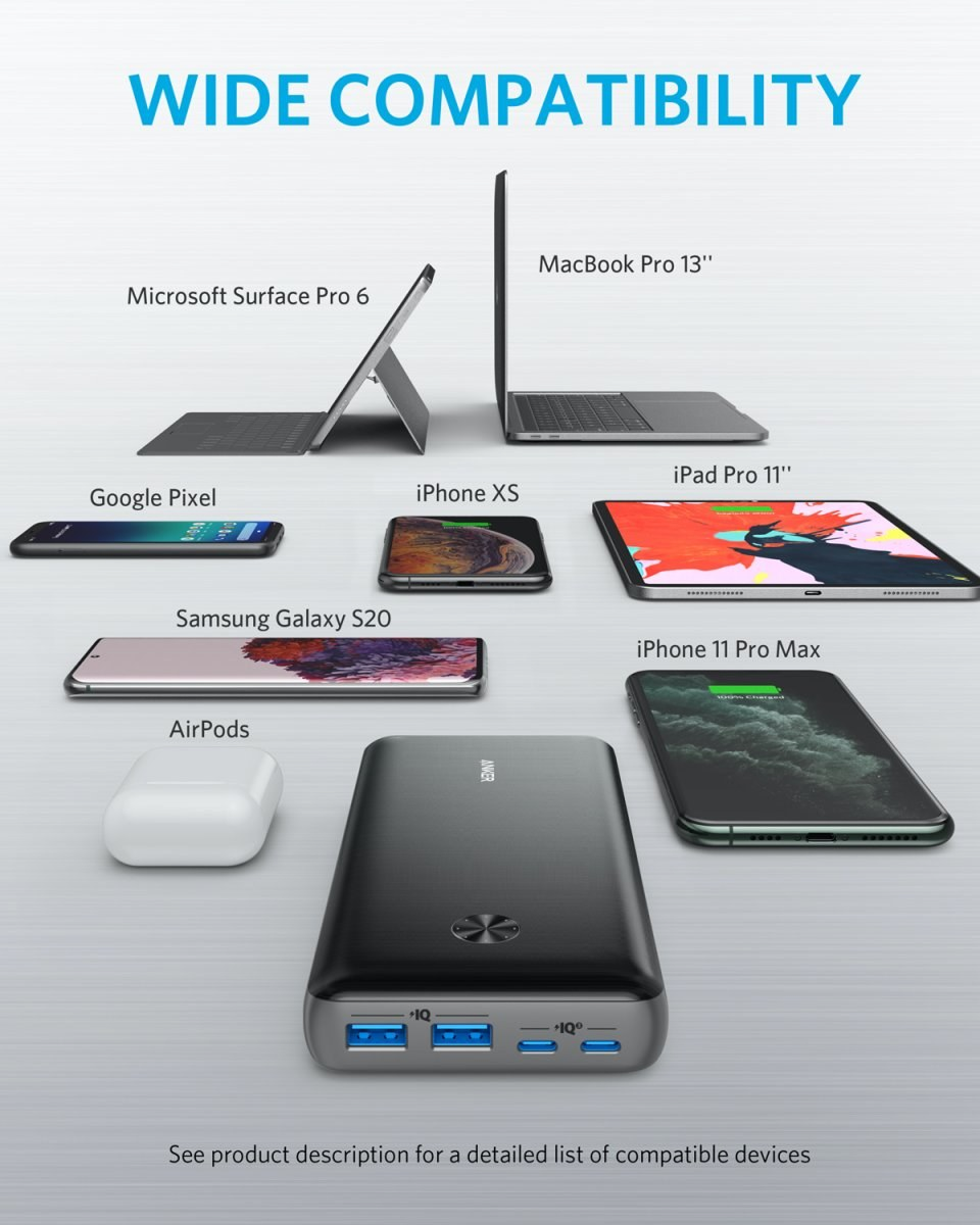 PowerCore size comparison